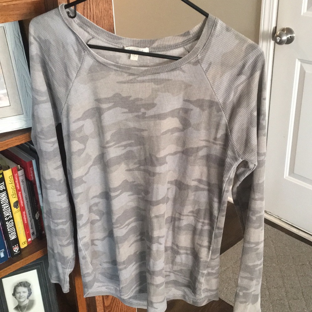 Camo long sleeve shirt